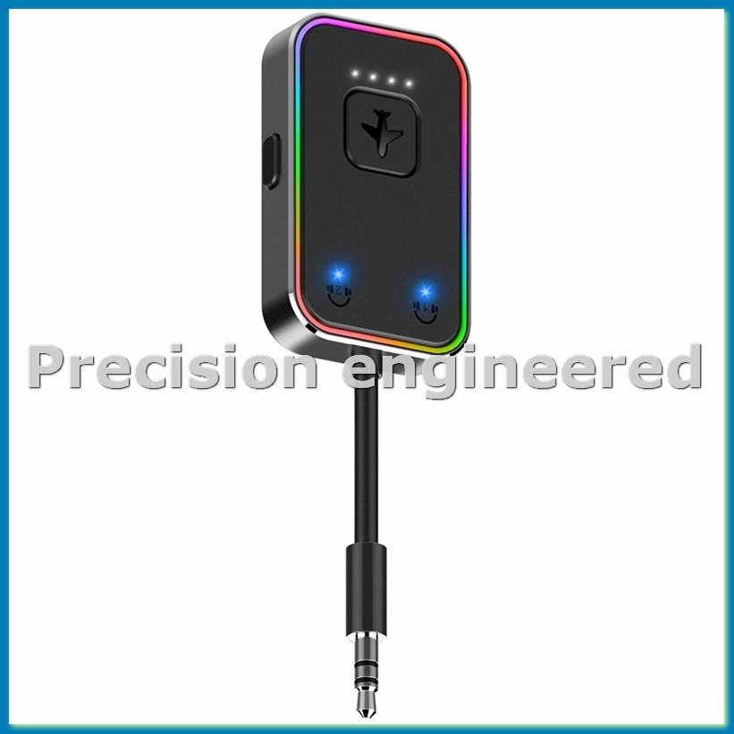 Bluetooth Adapter Receiver - Drahtloser 5.3-Bluetooth-Sender aus Metall unterstützt zwei