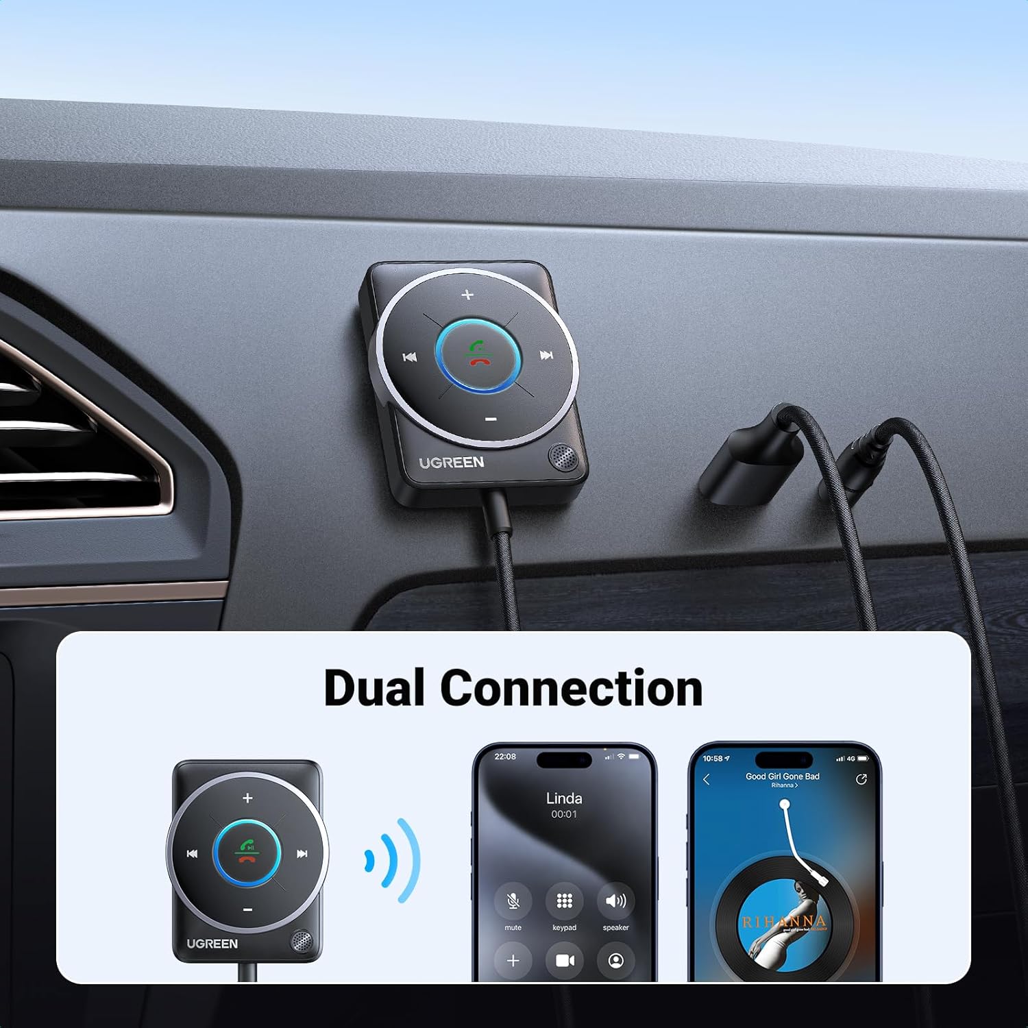 UGREEN Bluetooth 5.4 Aux-Autoa – Bluetooth Adapter Receiver Bewertung und Preis