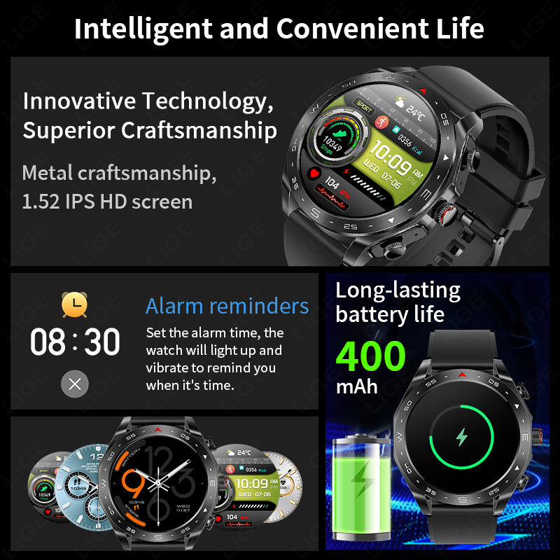 LIGE TWS 2-in-1 Smartwatch mit – Wireless Earbuds Tws Bewertung und Preis